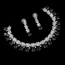NAFJ Glamorous Crystal Stone Designer Necklace Set