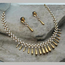 NAFJ Glamorous Austrian Stone Designer Necklace Set
