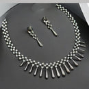 NAFJ Glamorous Austrian Stone Designer Necklace Set