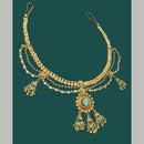 NAFJ Premium Pota Stone And Pearl Necklace
