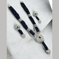 NAFJ Luxury Crystal Stone And Pearl Necklace Set for Women