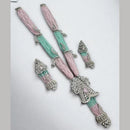 NAFJ Luxury Crystal Stone And Pearl Necklace Set for Women