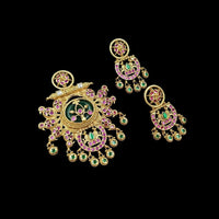 NAFJ Premium Pota Stone Designer Pendant Set
