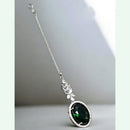 NAFJ Sparkling American Diamond Maangtikka