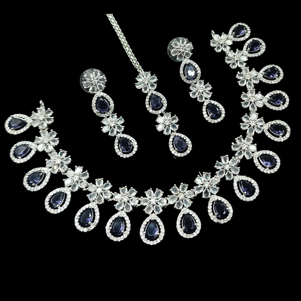 NAFJ Luxury American Daimond Necklace Set