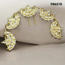 NAFJ Glamorous Kundan Stone Pearl Hair Accessories