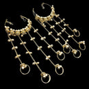 NAFJ Kundan Stone And Ghungroo Designer Hand Harness