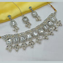 NAFJ Elegant Crystal Stone And Austrian Stone Choker Necklace Set