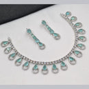 NAFJ Sparkling American Daimonds For Modern Elegance Necklace Set