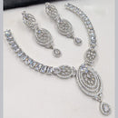 NAFJ Sparkling American Daimonds For Modern Elegance Necklace Set
