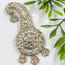 NAFJ Royal Groom Kundan Stone Brooch For Men Kalangi (Safa \ Padgdi)