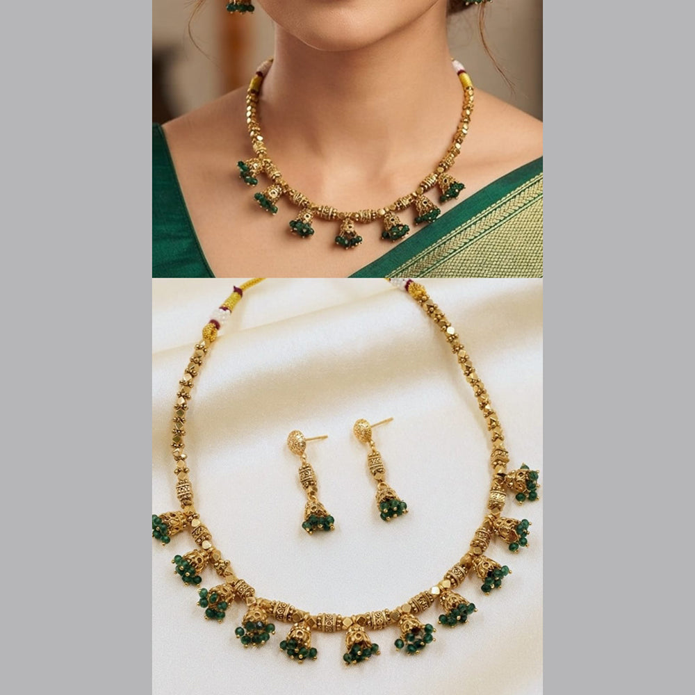 NAFJ Trendy Pearl Necklace Set