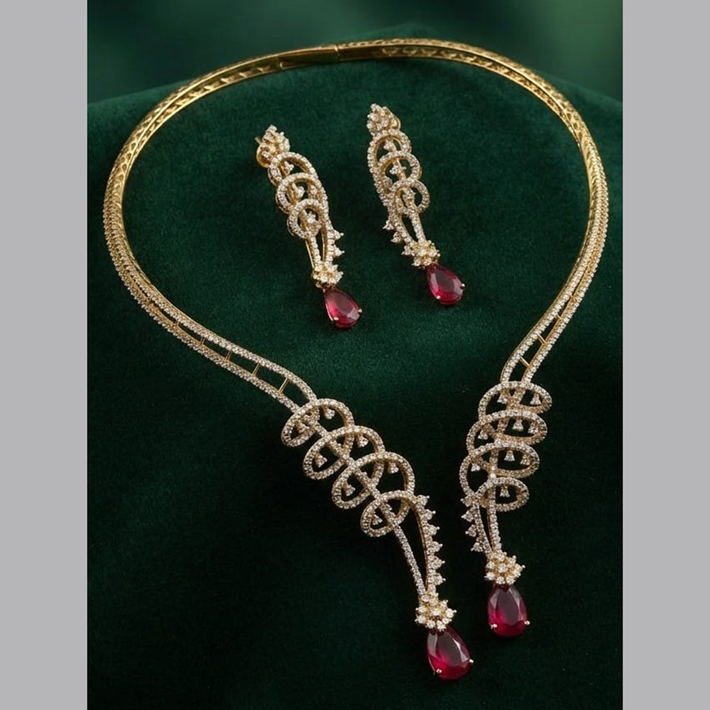 NAFJ Royal American Daimond Necklace Set