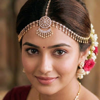 NAFJ Shine Collection Austrian Stone Damini Maangtikka