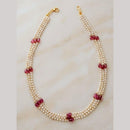 NAFJ Graceful Beads And Pearl Choker Necklace Set