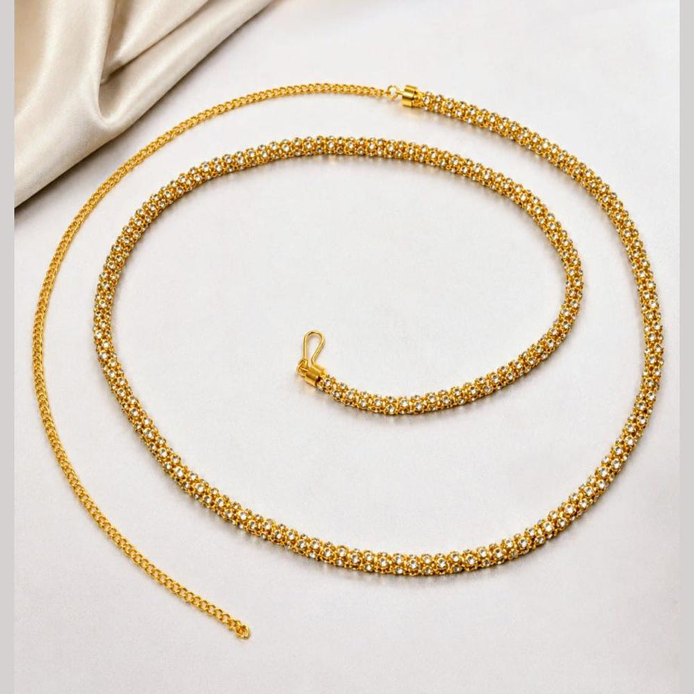 NAFJ Gold Plated Austrian Stone Kamarbandh