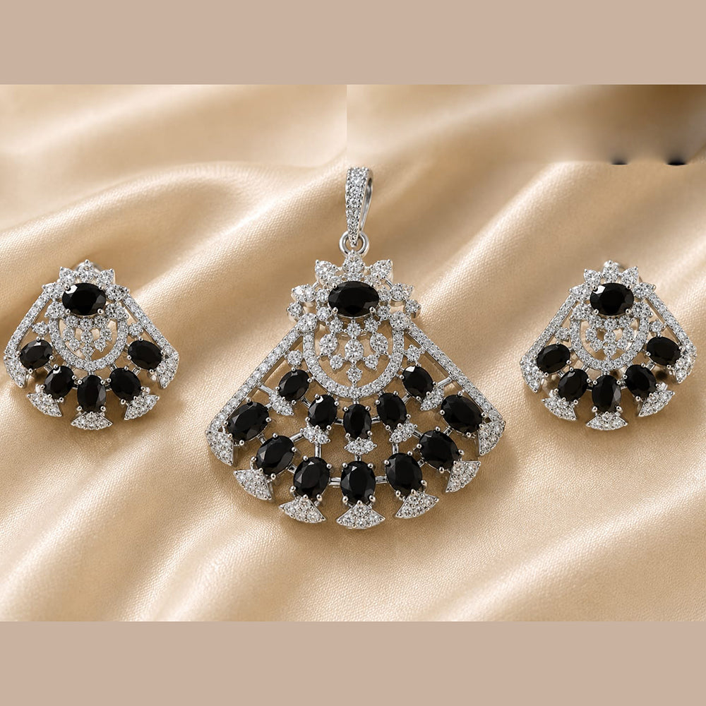NAFJ Royal American Diamond Pendant Set