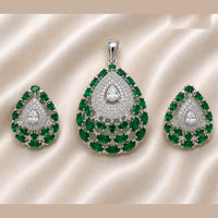NAFJ Royal American Diamond Pendant Set