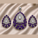 NAFJ Royal American Diamond Pendant Set