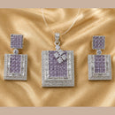 NAFJ Royal American Diamond Pendant Set