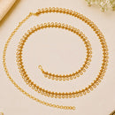 NAFJ Gold Plated Pota Kundan Stone Kamarbandh