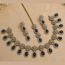 NAFJ Gold Plated Royal American Daimond Necklace Set