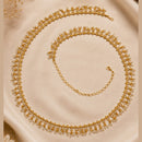 NAFJ Gold Plated Pota Kundan Stone Kamarbandh