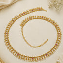 NAFJ Gold Plated Pota Kundan Stone Kamarbandh