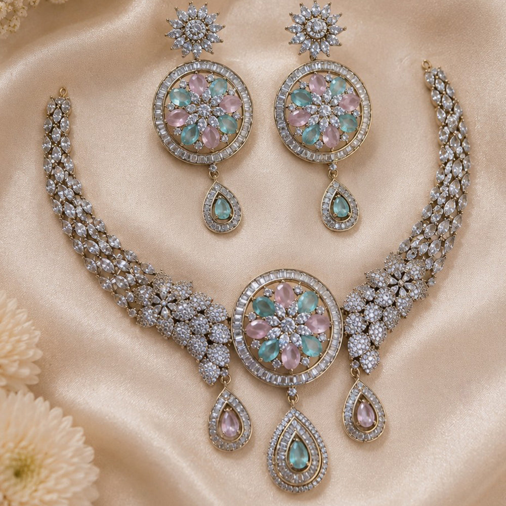 NAFJ Royal American Daimond Necklace Set