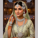NAFJ Grand Austrian Stone And Pearl And Beads Dreamy Bridal Set