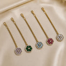 NAFJ Sparkling American Diamond Maangtikka