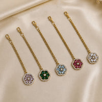 NAFJ Sparkling American Diamond Maangtikka