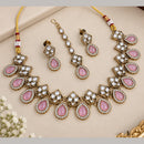 NAFJ Glamorous Crystal Stone Necklace Set