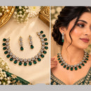 NAFJ Glamorous Crystal Stone Necklace Set