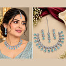 NAFJ Designer American Daimond Choker Necklace Set