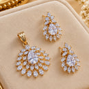 NAFJ Royal American Diamond Pendant Set