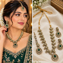 NAFJ Glamorous Crystal Stone Necklace Set