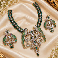 NAFJ Royal American Daimond Bird Necklace Set