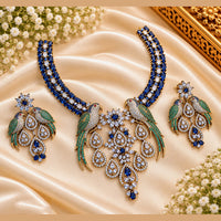 NAFJ Royal American Daimond Bird Necklace Set