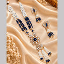 NAFJ Graceful Polki Kundan Stone And Pearl Necklace Set