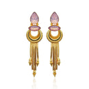 Amina Creation Gold Plated Dangler Earrings