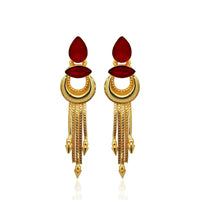 Amina Creation Gold Plated Dangler Earrings