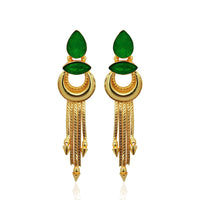 Amina Creation Gold Plated Dangler Earrings