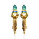 Amina Creation Gold Plated Dangler Earrings