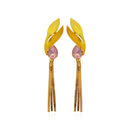 Amina Creation Gold Plated Dangler Earrings