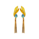 Amina Creation Gold Plated Dangler Earrings
