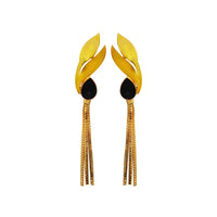 Amina Creation Gold Plated Dangler Earrings
