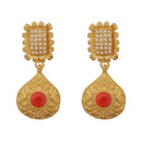 Amina Creation Gold Plated Dangler Earrings