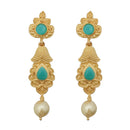 Amina Creation Gold Plated Dangler Earrings
