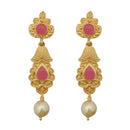 Amina Creation Gold Plated Dangler Earrings